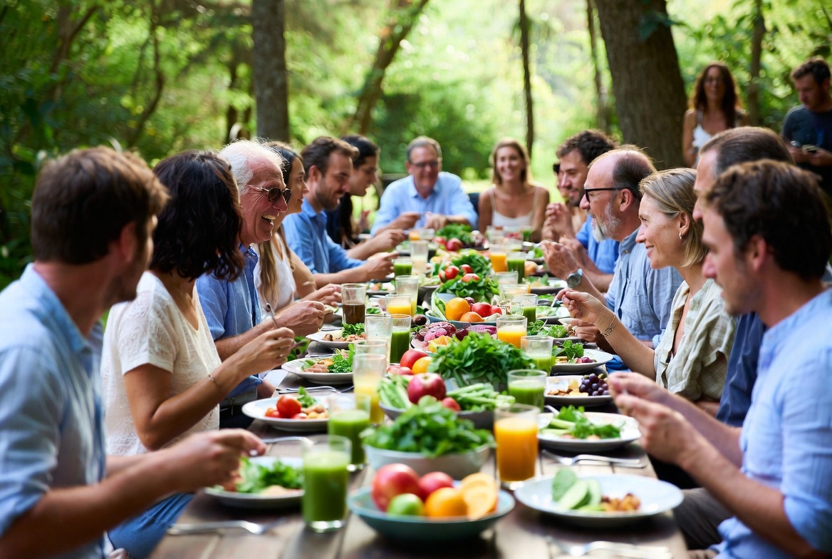 Grafische weergave van een gevarieerd bord